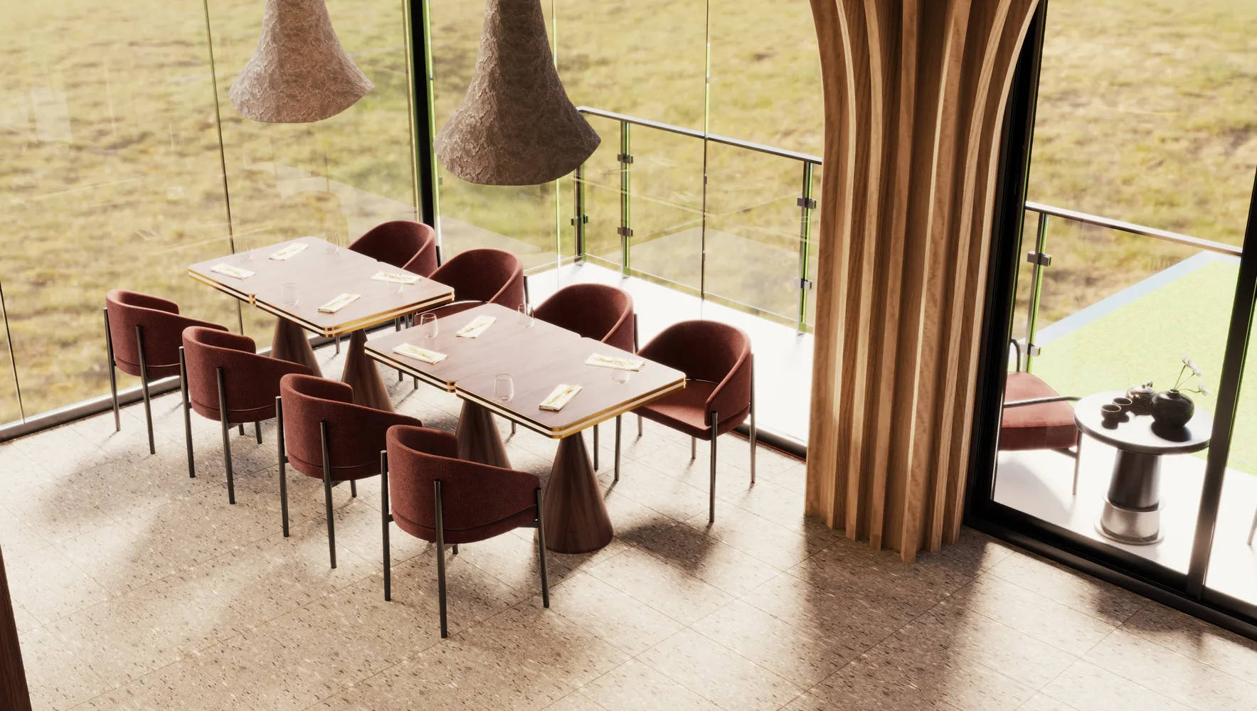 Puri Sidem — outdoor area