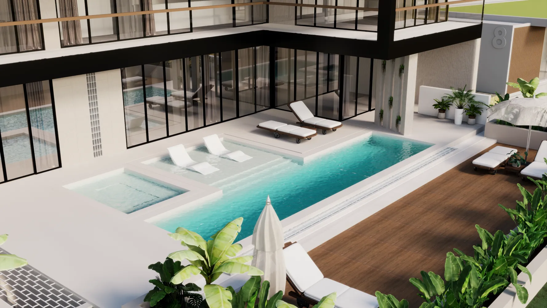 Puri Sidem 3BR — terrace